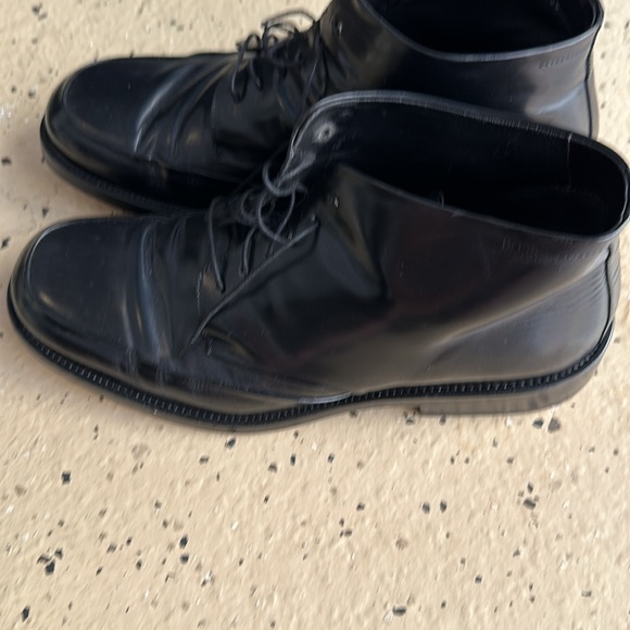 BOSS by HUGO BOSS Black Leather Boots Men’s - Picture 5 of 10